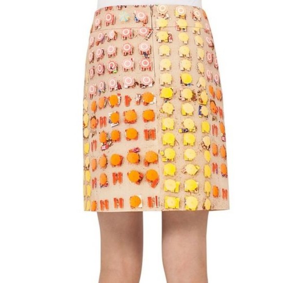 Akris Punto Dresses & Skirts - Akris Punto Maxi French Riviera Beach Umbrella Print Skirt Size 14